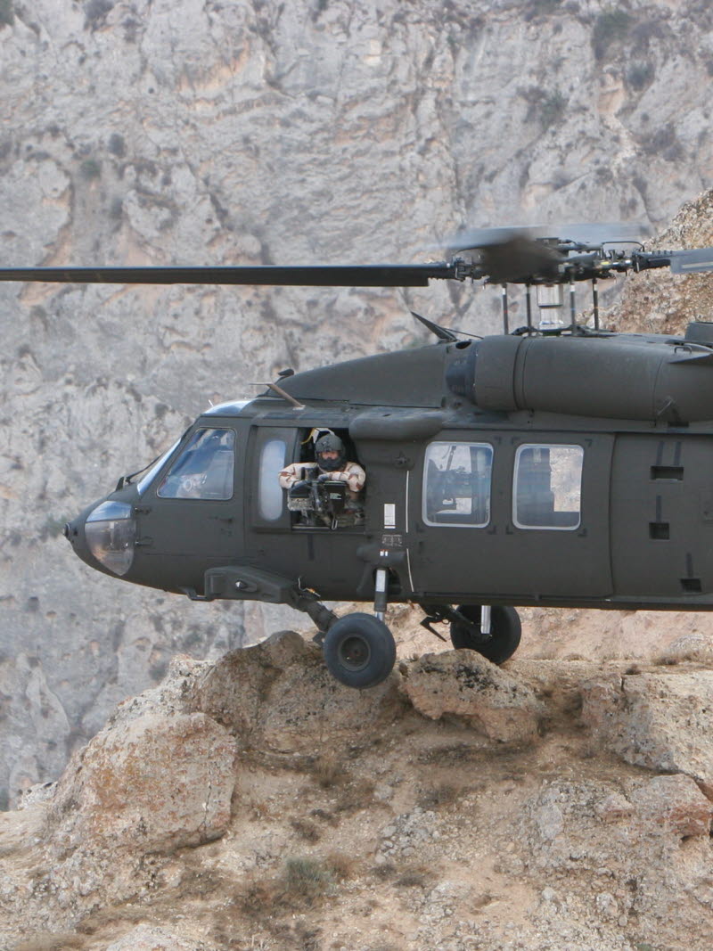Helikopter i Afghanistan.
