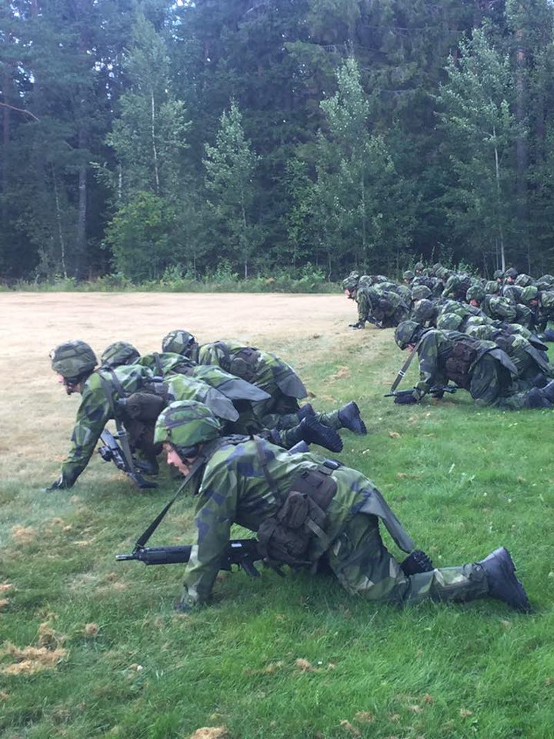 Grundutbildning på P 4, Skaraborgs regemente