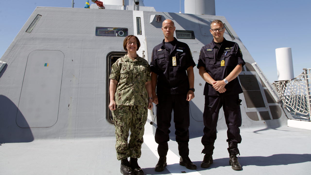 Viceamiral Lisa M Franchetti  besökte den 11 juni 2018 Sverige och marinbasen i Karlskrona för att möta den svenska marinchefen konteramiral Jens Nykvist. Amiral Franchetti är chef för amerikanska sjätte flottan och även chef för Striking and Support Forces Nato, det är i den sistnämnda rollen hon även ansvarar för övningen Baltops. 