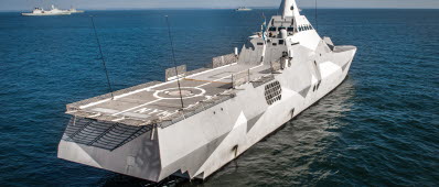 HMS Nyköping under den internationella övningen Northern Coasts i september 2016.