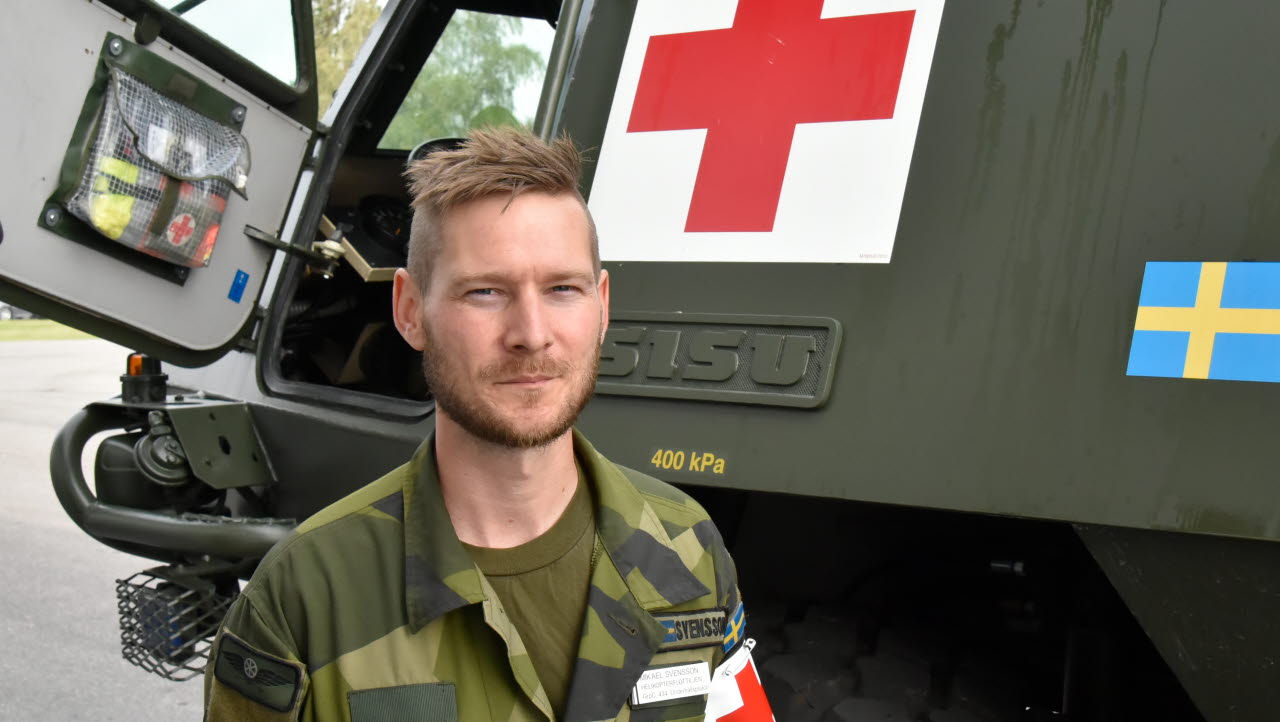 Mikael Svensson på fjärde basenheten, Helikopterflottiljen.