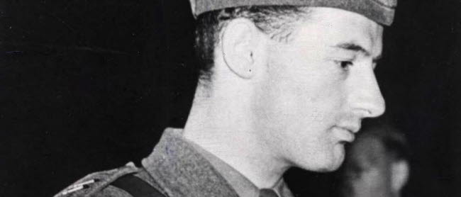 Raul Wallenberg i uniform. 