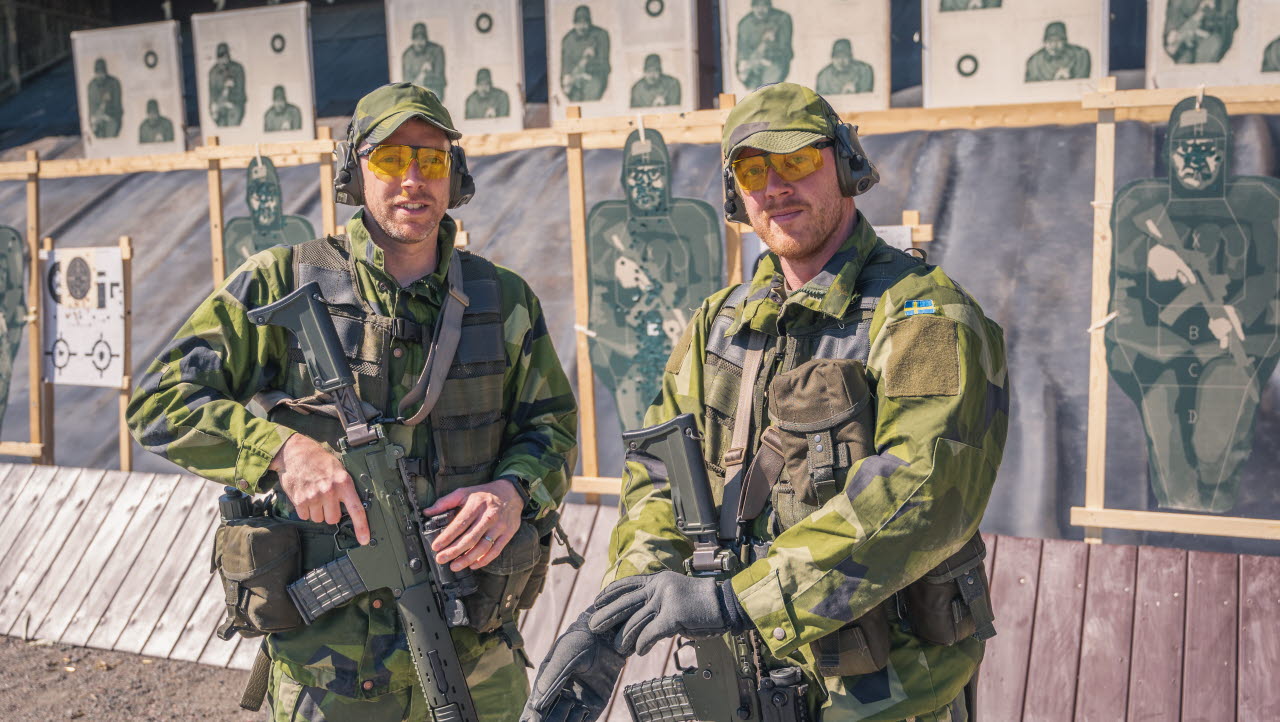 Martin Görtz och Olof Ekberg sida vid sida igen på skjutbanan.