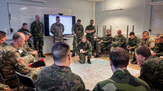 Kartapplikationsövningar, kartapplex, var ett viktigt inslag i kursen.