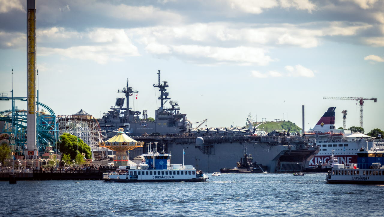 Den 2-6 juni förtöjde ett 40-tal örlogsfartyg i Stockholm, dels för att delta i övningen Baltops men också för att fira Marinens 500-års jubileum.