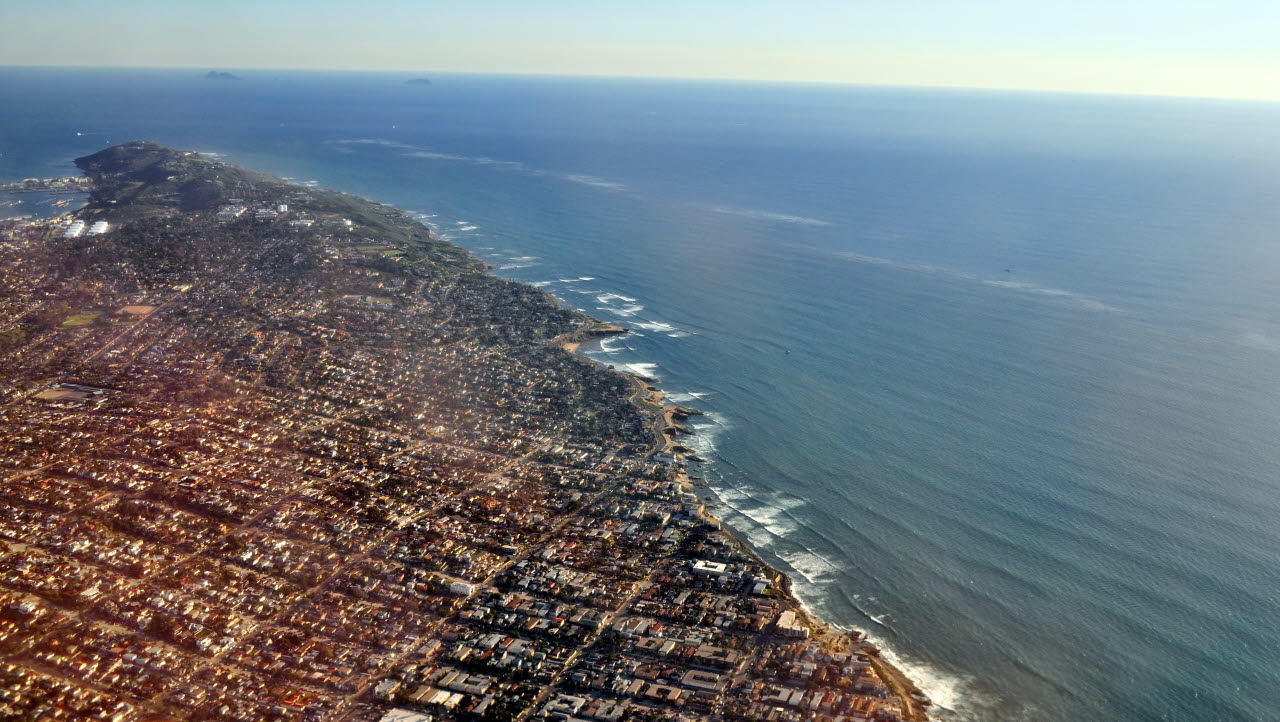 Point Loma utanför San Diego. Bilden är en del av forsvarsmakten.se/varhistoria.