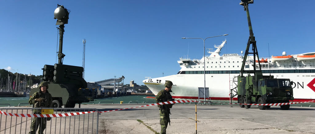 Fast luftvärn på Gotland. 