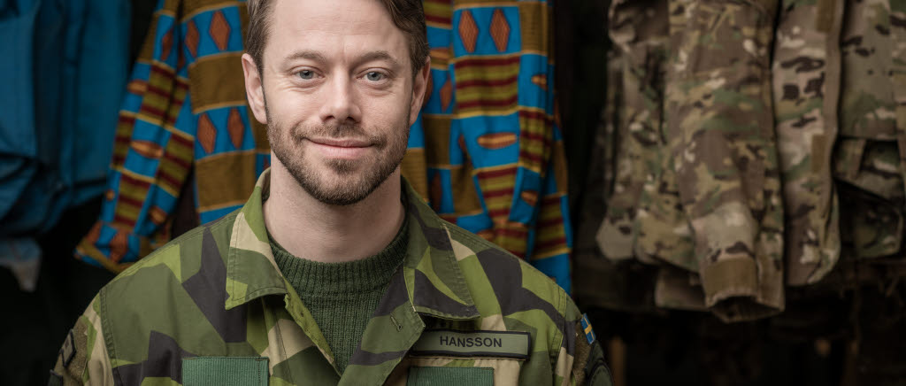 Översergeant David Hansson.