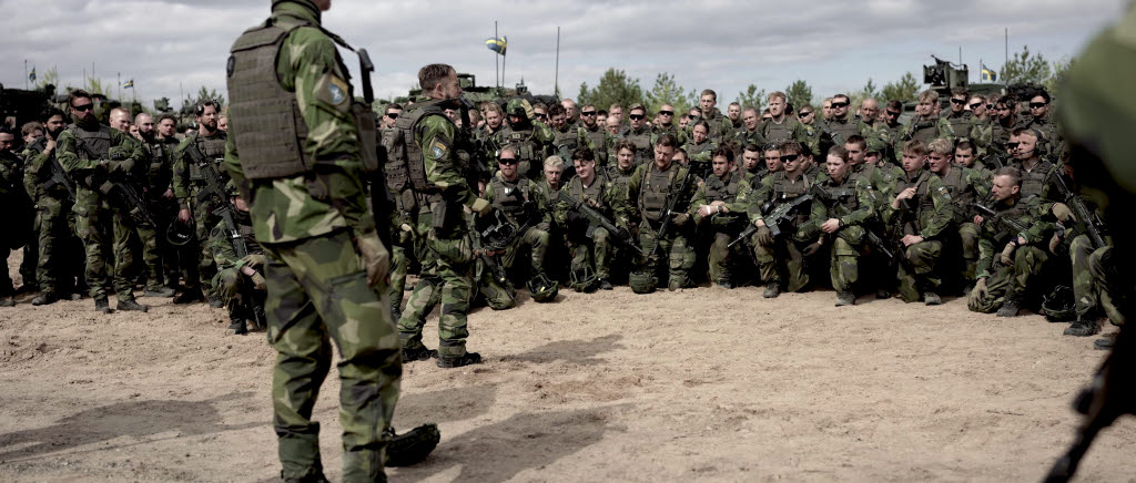 Svenska soldater som ingått i styrkan i Lettland 