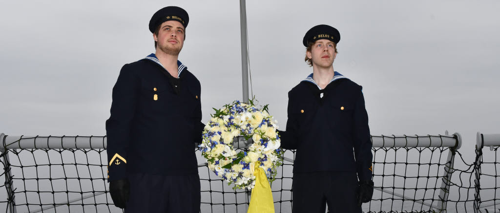 Minnesceremoni. 75 år sedan HMS Ulvens förlisning. 