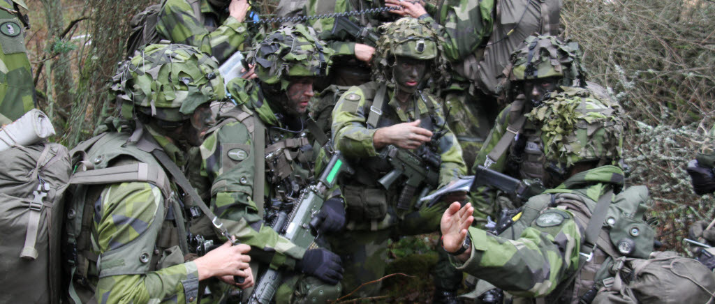 Övning SWENEX 16 med krigsförband ur Amf 1