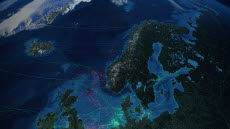 En stor mängd kablar binder ihop Sverige med andra länder.