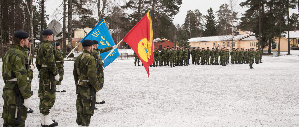 Ceremoni vid mottagande av FGS_A. 