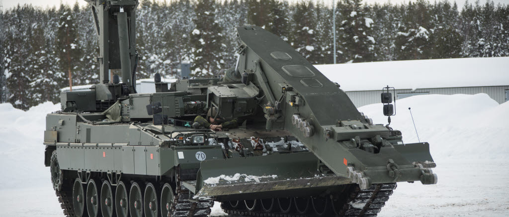 Brobandvagn 120 hårdtestad i vintermiljö