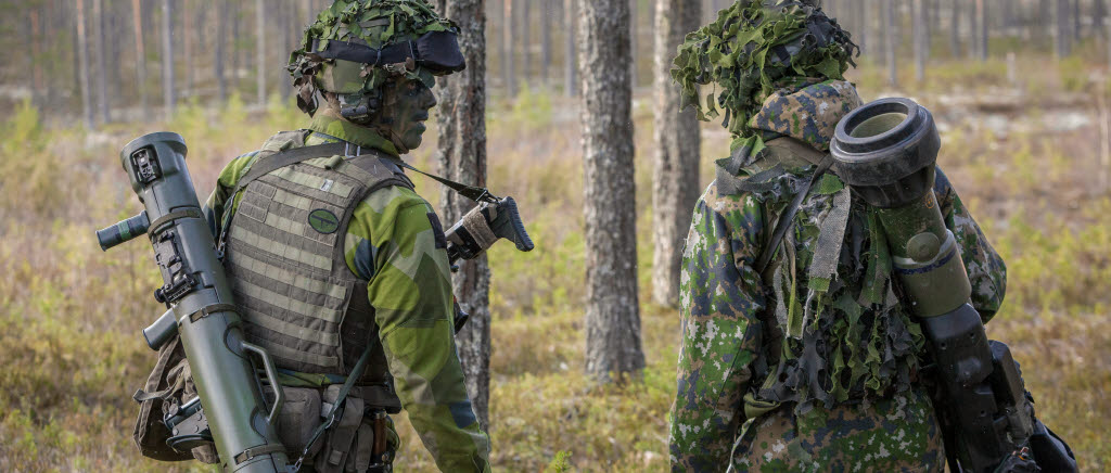 Svensk- finsk pansarvärnsomgång i Älvdalen inför övningen Trident Juncture 18.