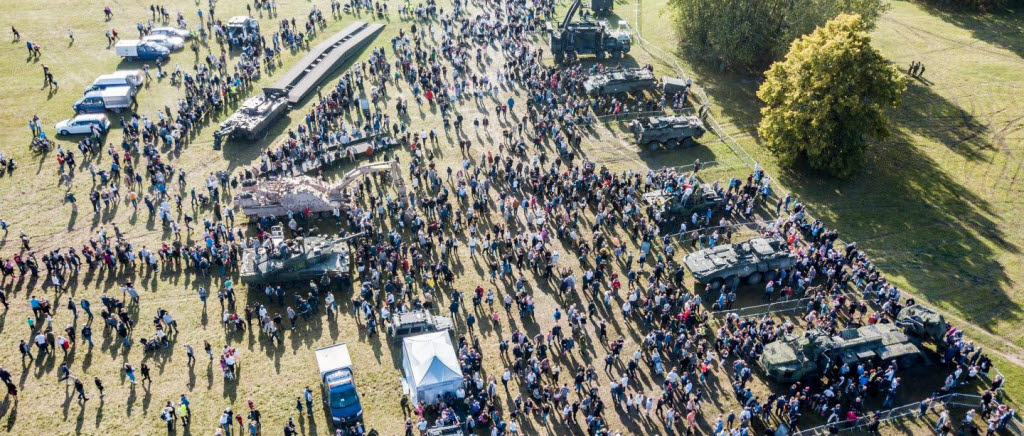 Bild från totalförsvarsdagen 2017