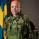 Överste Teddy Larsson, regementschef Norrlands dragonregemente, K 4.