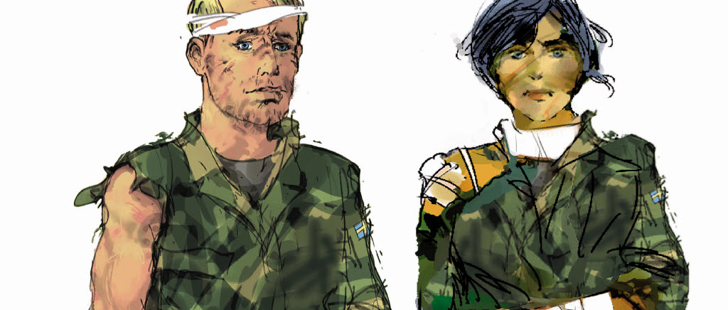Boken svensk soldat o sjöman