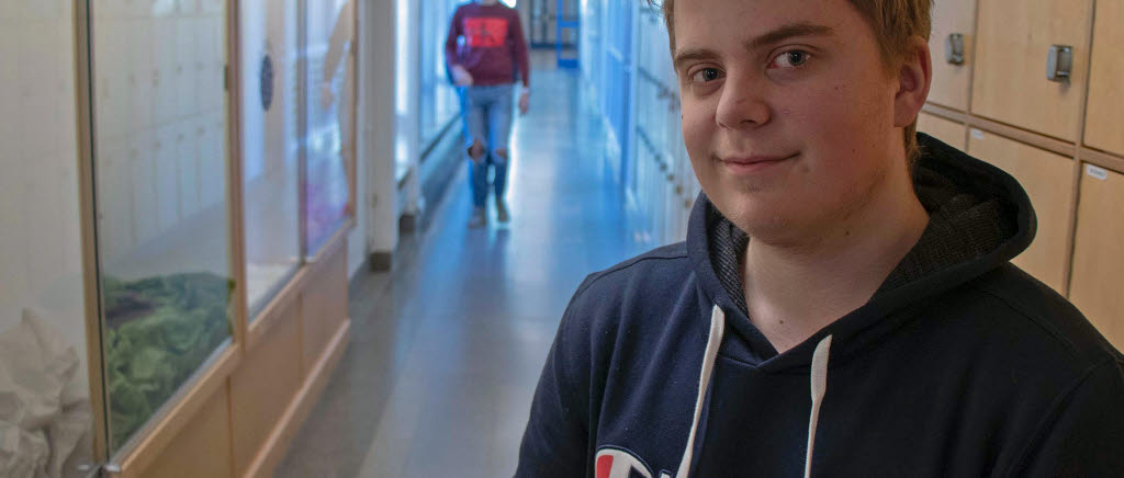 Viktor Viklund på Katedralskolan i Skara