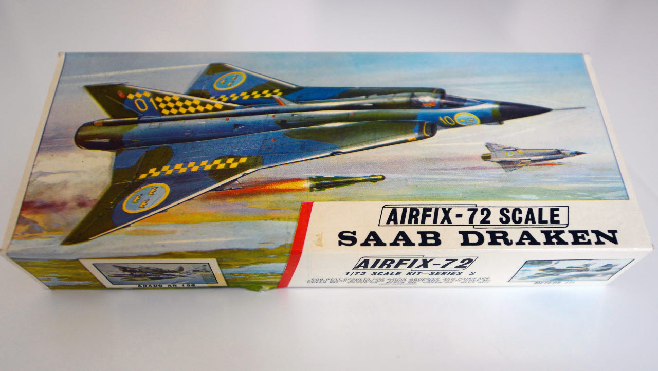 Modellflygplan Airfix 1/72 Saab Draken 