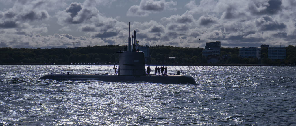 Ubåten HMS Uppland deltar i Baltops 23