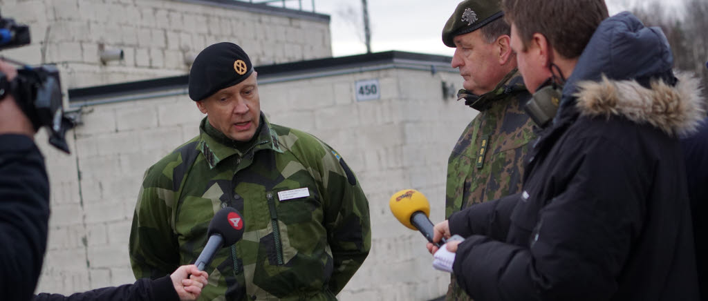 Finsk repövning i Kvarn nov 2016. STA MOUT. Svenska soldater ur LG. Finska ur Gardesjägarregementet Helsingfors.