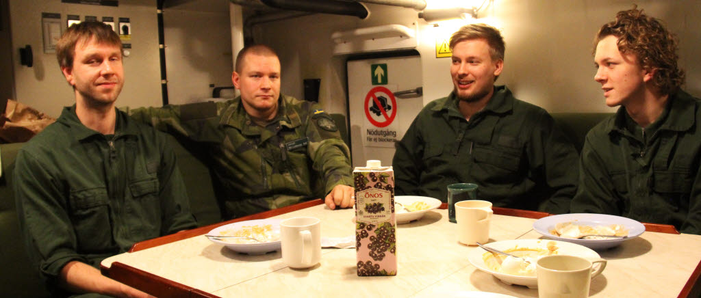 Kokgruppen ur Underhållskompaniet deltar i övning SWENEX16.