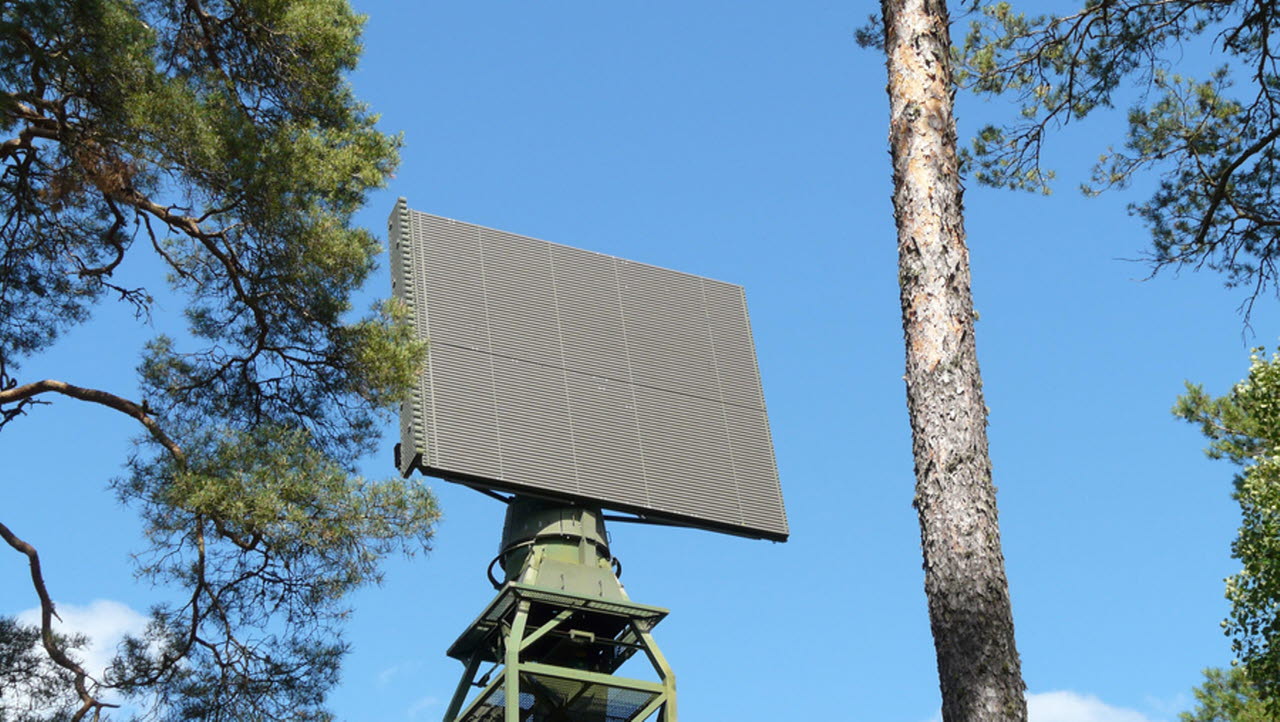 Antenn för spaningsradar PS 861.