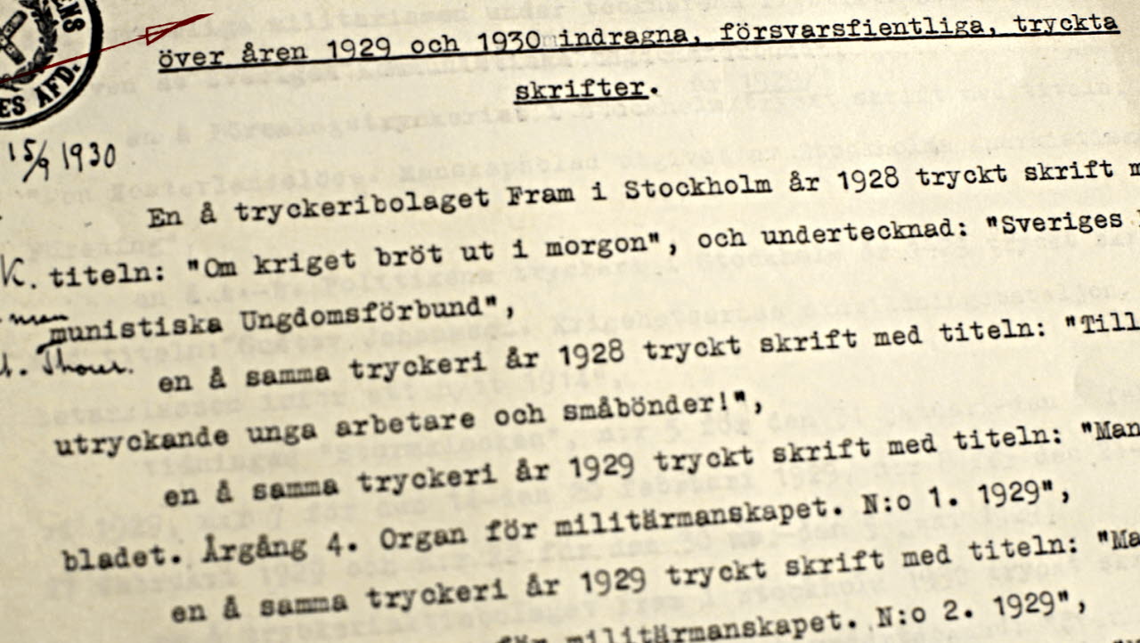 Ur Forum nummer 4/2016. Bilden är en del av forsvarsmakten.se/varhistoria.se