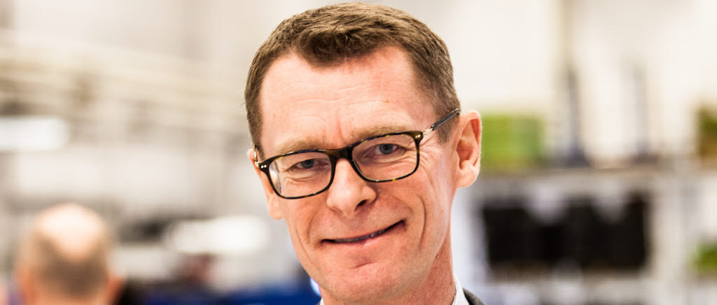 Generaldirektör Peter Sandwall på besök vid K 3 i Karlsborg.