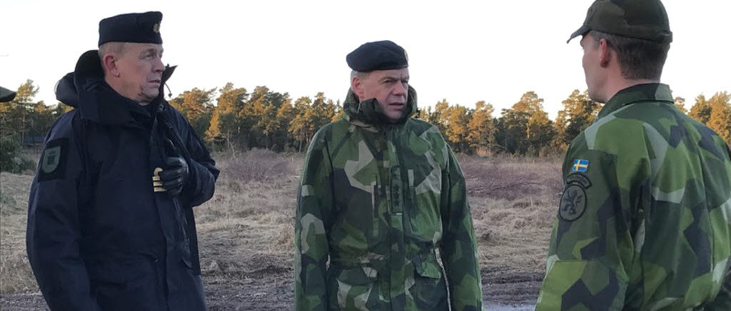 C PROD Anders Silwer besökte förbandet Ing 2 på Gotland under mellandagarna för att följa upp verksamheten.  