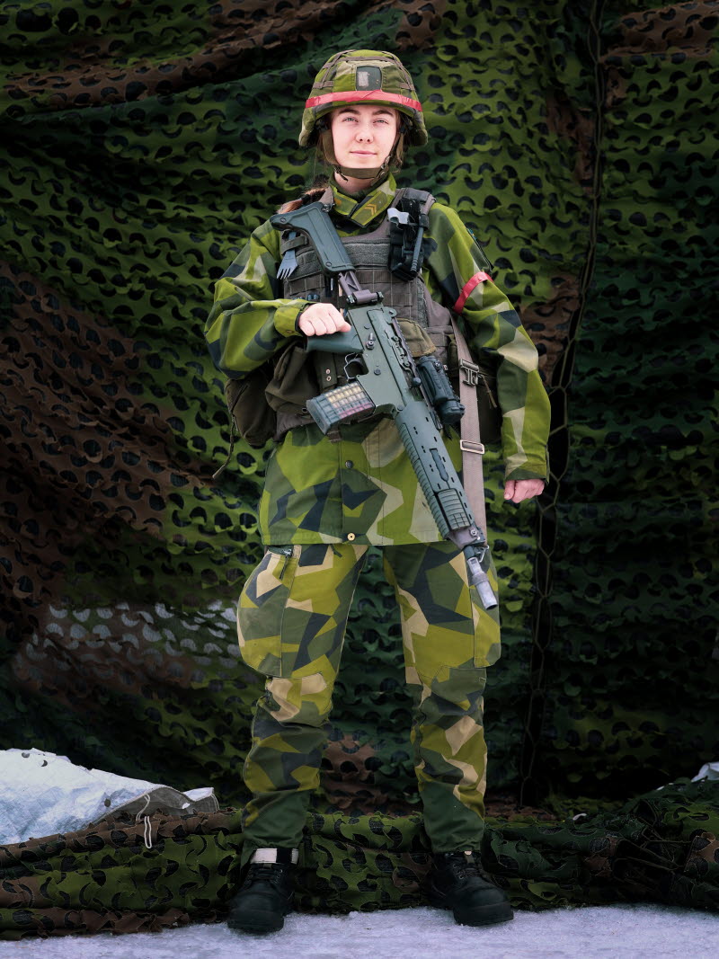 Värnpliktig.