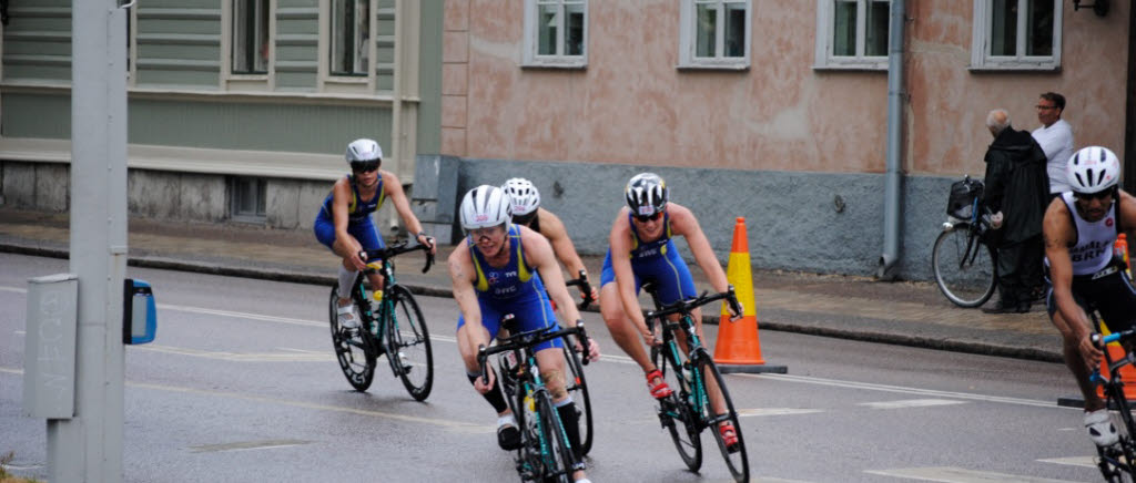 Damklunga under Militära VM i Triathlon 2018.