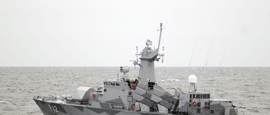 HMS Malmö var ett av fartygen som deltog i beredskapsövningen.