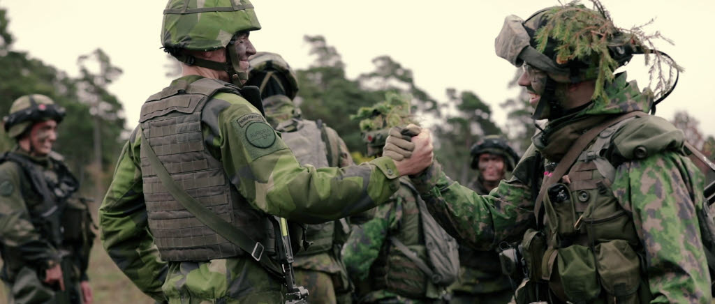 Finland deltog med flera soldater och officerare under försvarsövningen Aurora 2017.