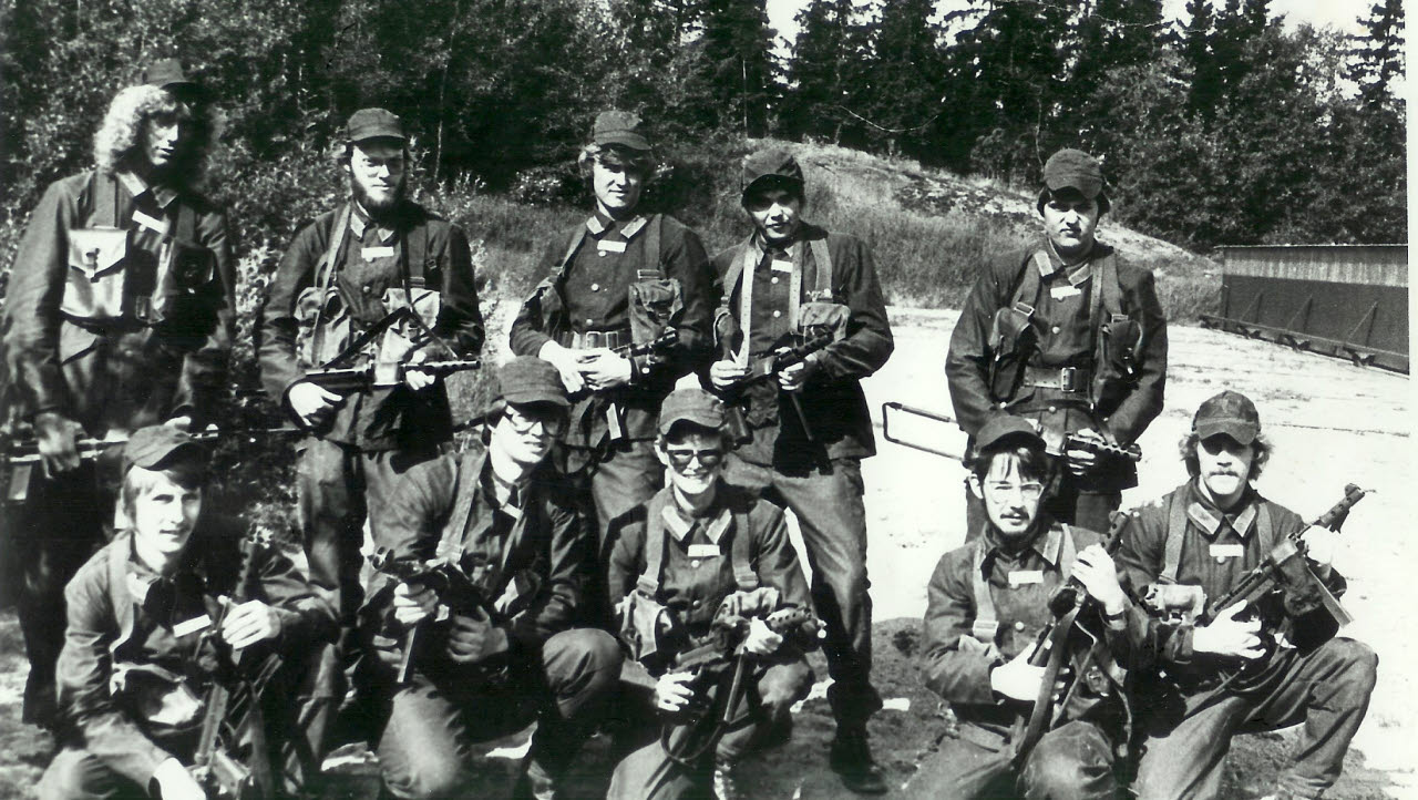 Värnpliktiga vid K1 i Stockholm 1980. Bilden är en del av forsvarsmakten.se/varhistoria.
