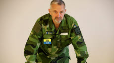 Överste Rickard Johansson, av arméchefen utsedd divisionschef, tillika chef Markstridsskolan.