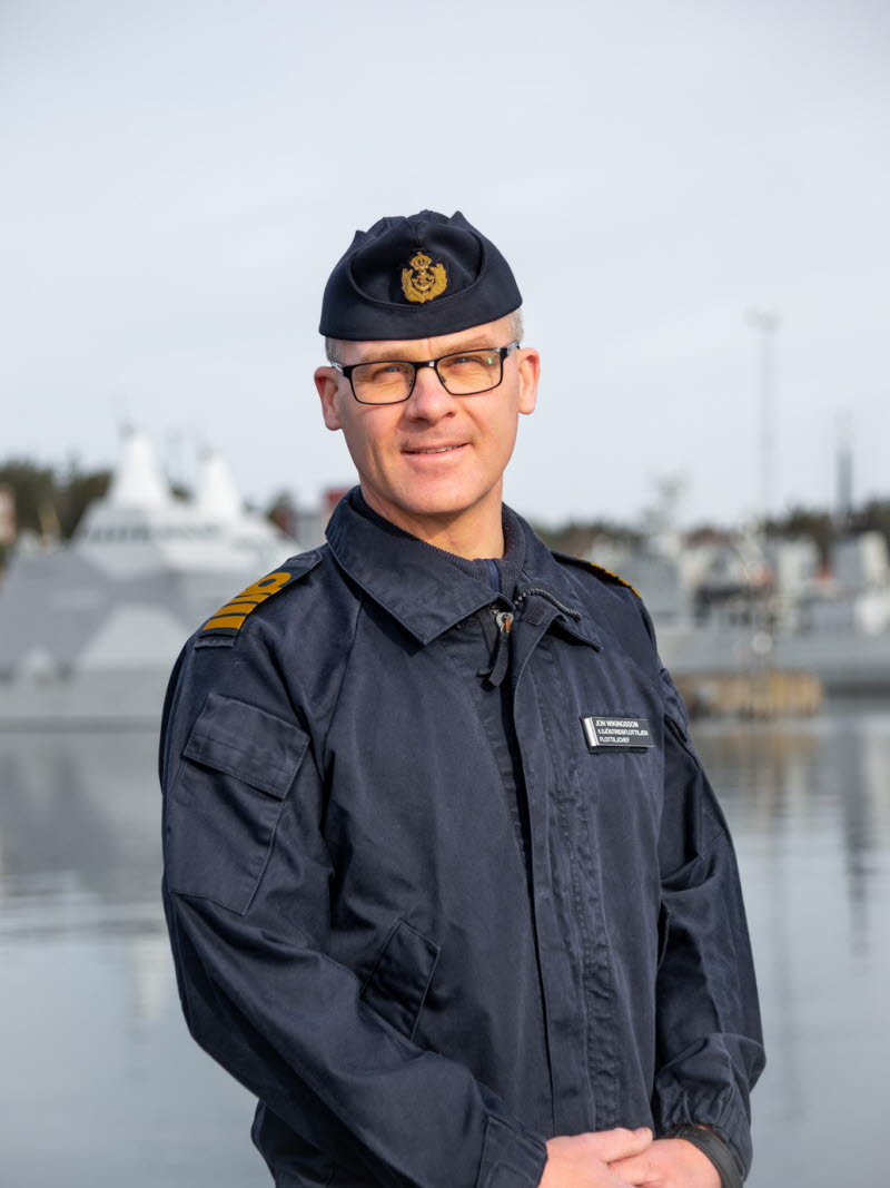 Jon Wikingsson, chef för Fjärde
sjöstridsflottiljen.