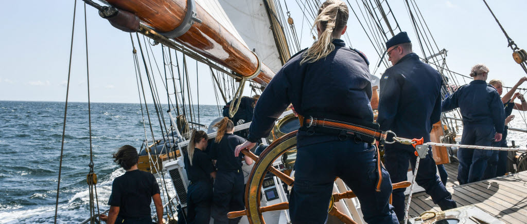 Tjejsegling. En elevbesättning med enbart kvinnor 16-25 år. Från Kalmar till Karlskrona 12-14 augusti 2019