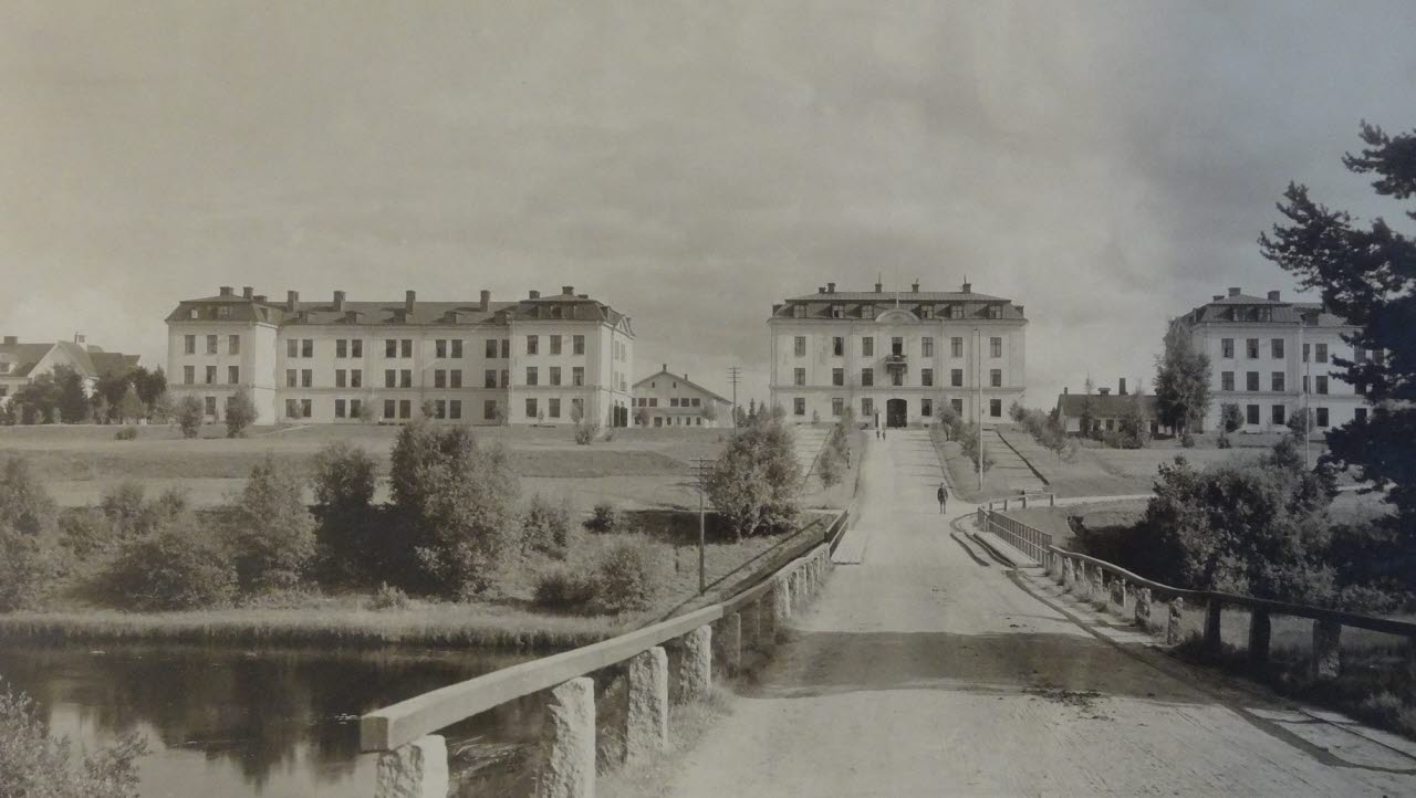 Kaserner Bodens garnison, från ca 191. Bilden är en del av forsvarsmakten.se/varhistoria.