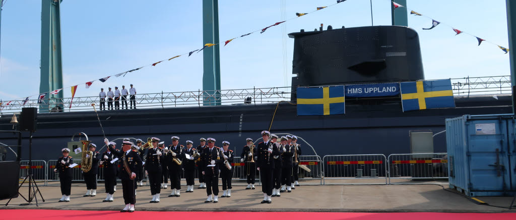 Sjösättning HMS Uppland