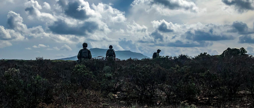 Soldater från EOD-SÖK från Swedec på Sicilien BC21