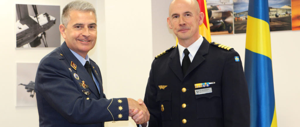 Flygvapnet utbildas i Nato-taktik