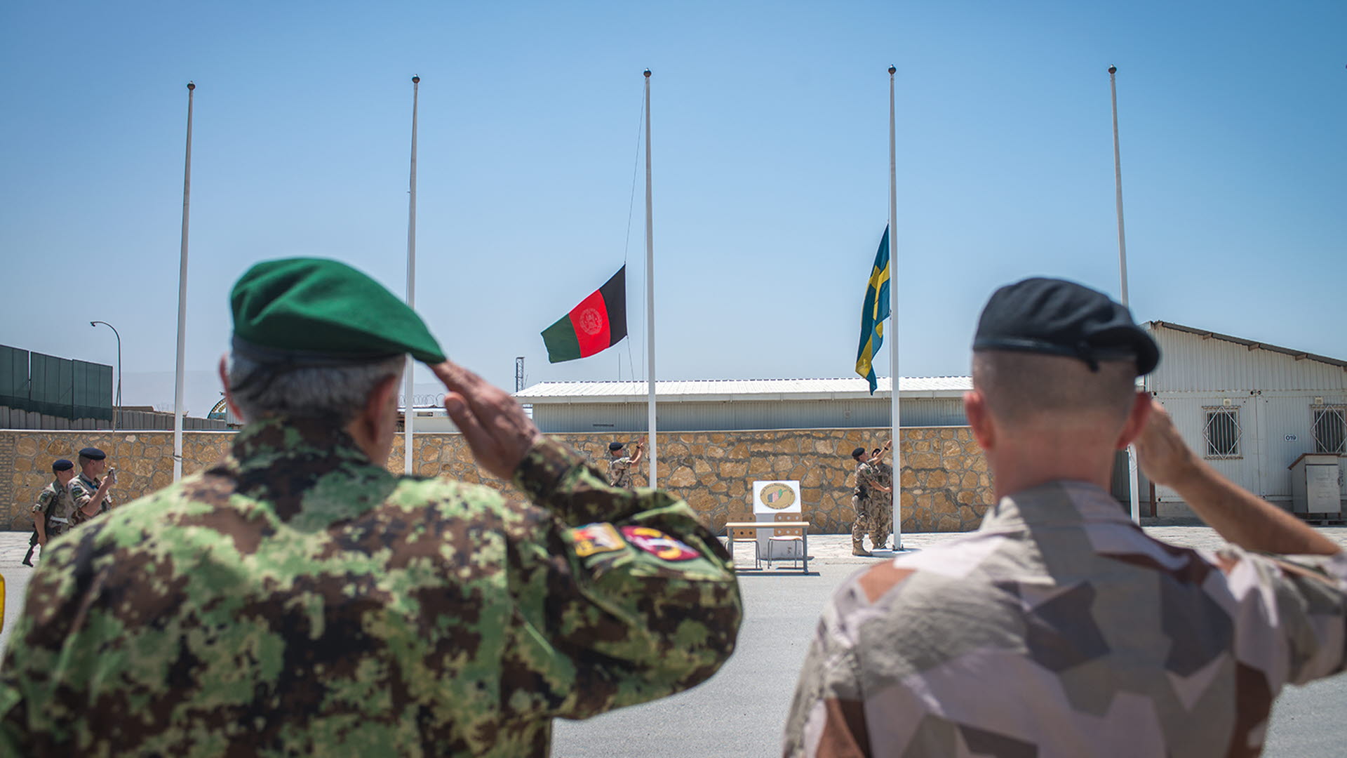 Nyckeln till Camp Northern Lights överlämnad Försvarsmakten