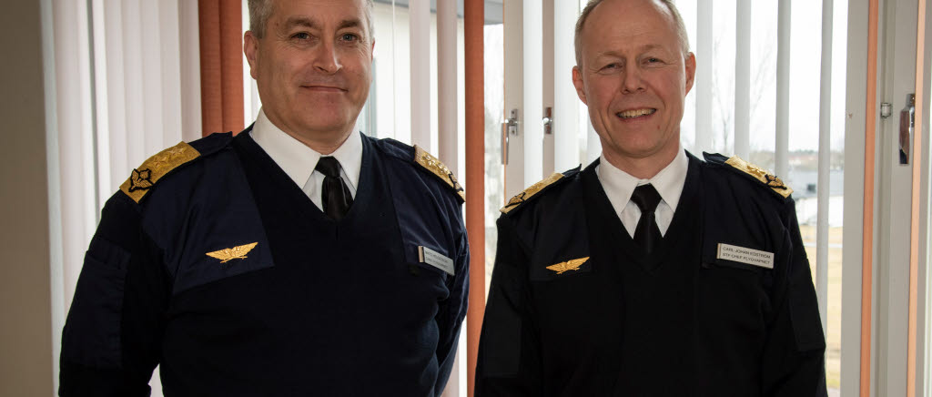 Flygvapenchef Mats Helgesson och ställföreträdande Flygvapenchef Carl-Johan Edström ser mycket fram emot årets Flygvapenövning som kommer att fokusera mycket på just ledningen av Flygvapnet.