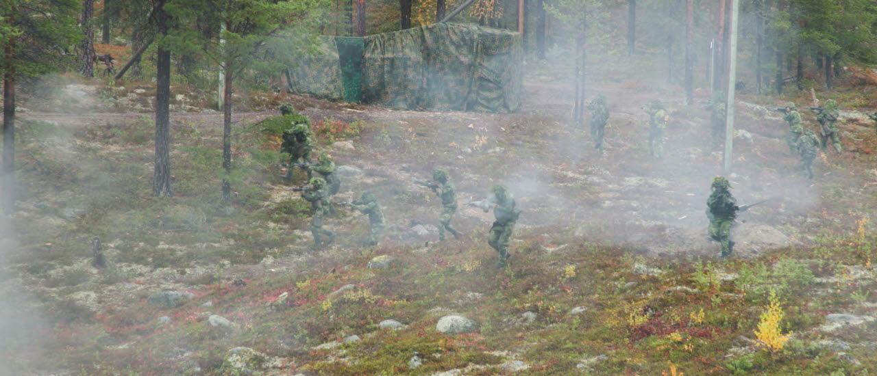 Soldater i skog