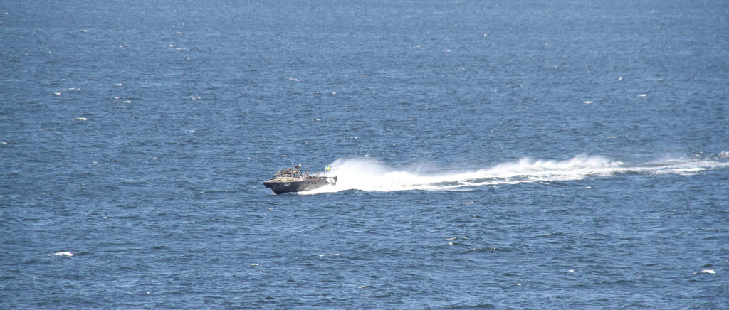 Stridsbåt på västkusten