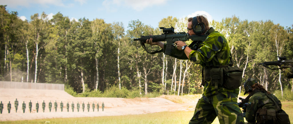 Specialistofficersutbildning (SOU) på Militärhögskolan Halmstad 2020.