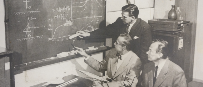 Förprojektstudier på Svenska Aeroplan AB i Linköping i början av 1950-talet. 