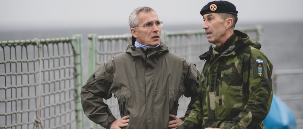 NATO Generalsekreterare Jens Stoltenberg besöker AMF1